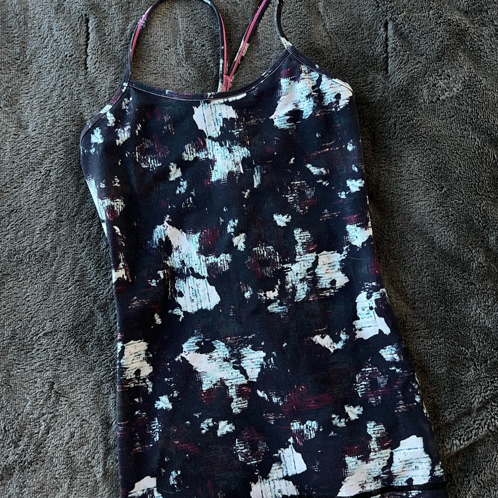 lululemon athletica abstract colorful tank